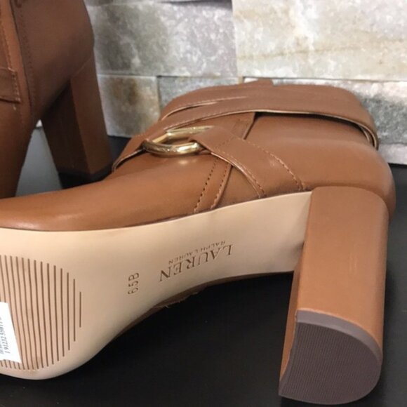 Ralph Lauren Addington Leather Booties - Picture 8 of 8